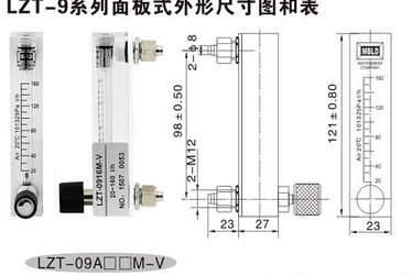 LZT-0806M面板式流量计