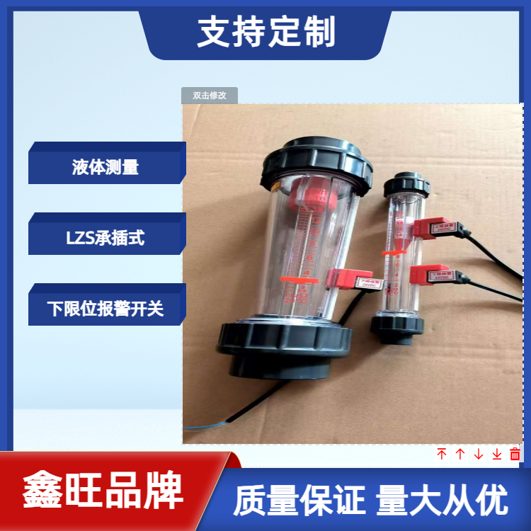 带报警塑料管浮子流量计